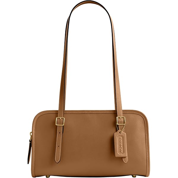 Amazon | COACHスイングジップ20, 真鍮/ハニーブラウン, Medium